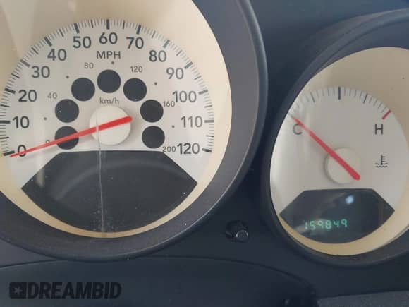 2008 Dodge Caliber SE with VIN 1B3HB28B38D634861, listed as a IAAI auction lot 42569234 with 159,849 mi miles and . Bid and sale history available at DreamBid. Image 7.
