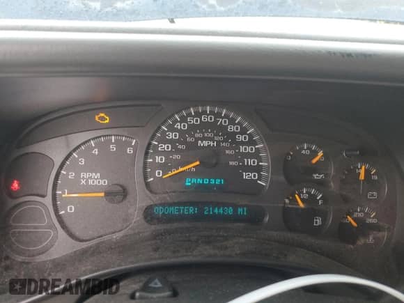 2004 Chevrolet Tahoe LT with VIN 1GNEC13Z04R122976, listed as a Copart auction lot 83970965 with 214,430 mi miles and Salvage title. Bid and sale history available at DreamBid. Image 9.