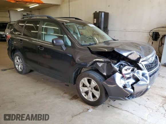 2014 Subaru Forester Premium with VIN JF2SJACC3EG447519, listed as a Copart auction lot 66561035 with 119,986 mi miles and Salvage title. Bid and sale history available at DreamBid. Image 4.