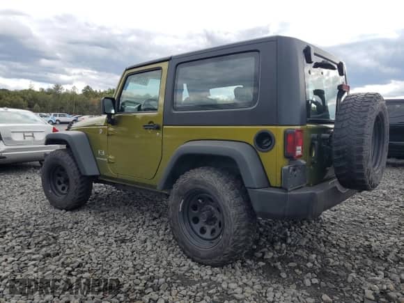 2008 Jeep Wrangler X z VIN 1J4FA241X8L512892, wystawiony jako Copart lot #82195025 z przebiegiem Nie podano mil oraz Czysty tytuł • Clean title. Historia ofert i sprzedaży dostępna na DreamBid. Obrazek 2.