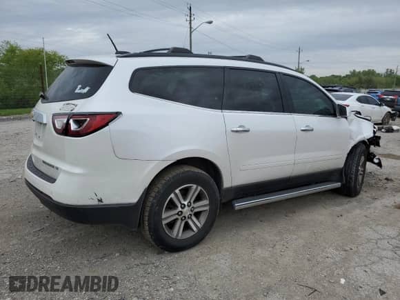 2016 Chevrolet Traverse LT z VIN 1GNKRHKD6GJ160814, wystawiony jako Copart lot #58195455 z przebiegiem 150 727 mil mil oraz Szkoda całkowita • Salvage title. Historia ofert i sprzedaży dostępna na DreamBid. Obrazek 3.