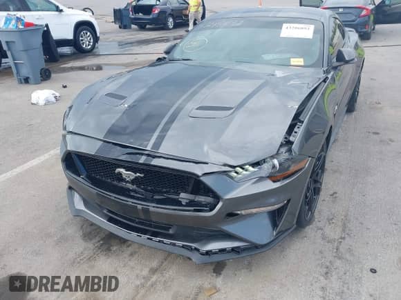 2019 Ford Mustang GT z VIN 1FA6P8CF9K5177274, wystawiony jako IAAI lot #43286892 z przebiegiem 40 802 mil mil oraz . Historia ofert i sprzedaży dostępna na DreamBid. Obrazek 6.