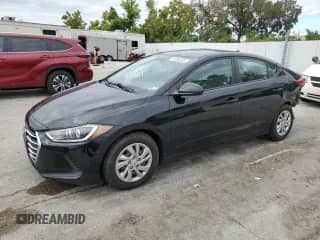2017 Hyundai Elantra SE with VIN KMHD74LF9HU108993, listed as a Copart auction lot 69395355 with 139,652 mi miles and Salvage title. Bid and sale history available at DreamBid. Image 1.