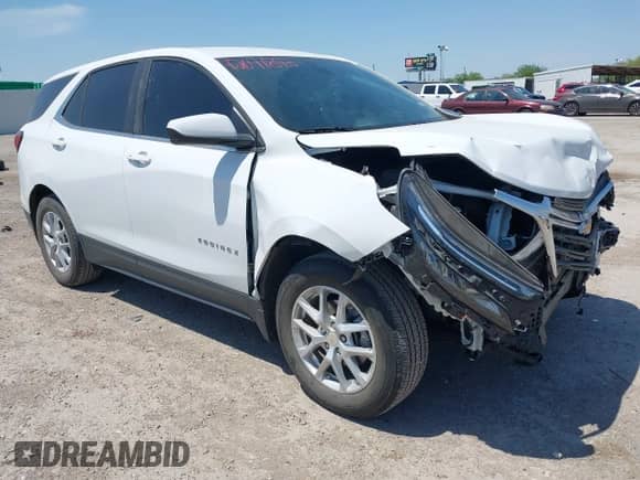 2023 Chevrolet Equinox LT с VIN 3GNAXTEGXPS166334, выставлен на аукционе IAAI как лот 42041893 с пробегом 18 854 миль миль и . История ставок и продаж доступна на DreamBid. Изображение 1.