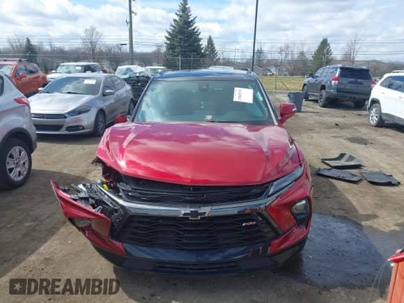 2024 Chevrolet Blazer RS with VIN 3GNKBERS7RS147952, listed as a IAAI auction lot 41868315 with 18,272 mi miles and . Bid and sale history available at DreamBid. Image 12.