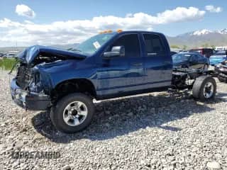 2008 Dodge 3500 Laramie with VIN 3D7MX48A58G213959, listed as a Copart auction lot 54967945 with 123,415 mi miles and Salvage title. Bid and sale history available at DreamBid. Image 1.