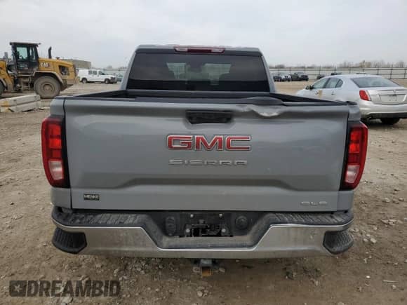 2024 GMC Sierra 1500 SLE with VIN 1GTUUBED5RZ147646, listed as a Copart auction lot 48870175 with 25,259 mi miles and Salvage title. Bid and sale history available at DreamBid. Image 6.