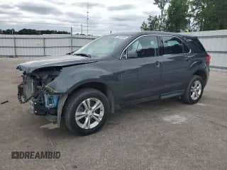 2017 Chevrolet Equinox LS with VIN 2GNALBEK0H1561243, listed as a Copart auction lot 72057655 with 91,471 mi miles and Salvage title. Bid and sale history available at DreamBid. Image 1.