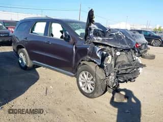 2015 Dodge Durango SXT with VIN 1C4RDJAG3FC908298, listed as a IAAI auction lot 43206119 with 82,697 mi miles and . Bid and sale history available at DreamBid. Image 1.