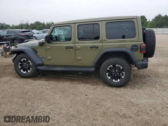 2025 Jeep Wrangler Rubicon с VIN 1C4RJXR61SW513701, выставлен на аукционе Copart как лот 59692735 с пробегом 4 778 миль миль и Списание • Salvage title. История ставок и продаж доступна на DreamBid. Изображение 2.