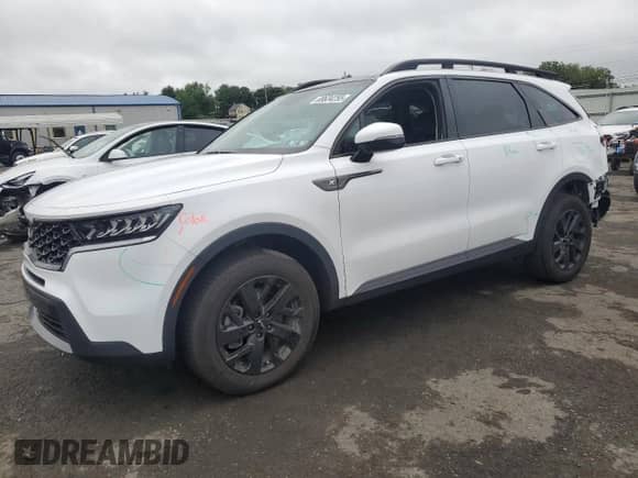 2023 Kia Sorento X-Line S with VIN 5XYRLDLC8PG225363, listed as a Copart auction lot 69634255 with 32,743 mi miles and Salvage title. Bid and sale history available at DreamBid. Image 1.