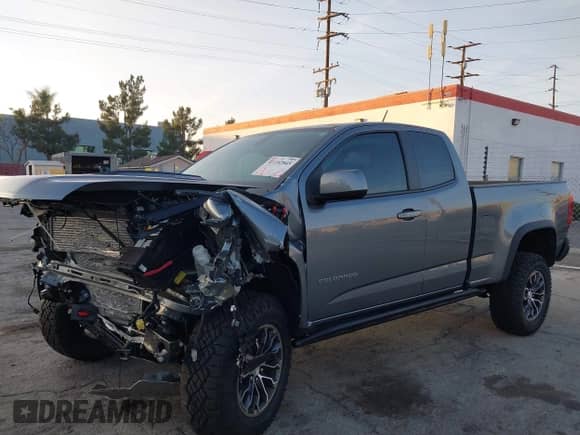 2021 Chevrolet Colorado 4WD ZR2 with VIN 1GCRTEE14M1210503, listed as a IAAI auction lot 41192845 with 2,634 mi miles and . Bid and sale history available at DreamBid. Image 2.