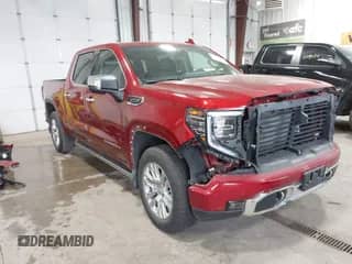 2023 GMC Sierra 1500 Denali with VIN 1GTUUGEL6PZ280062, listed as a IAAI auction lot 42996820 with 29,215 mi miles and . Bid and sale history available at DreamBid. Image 1.