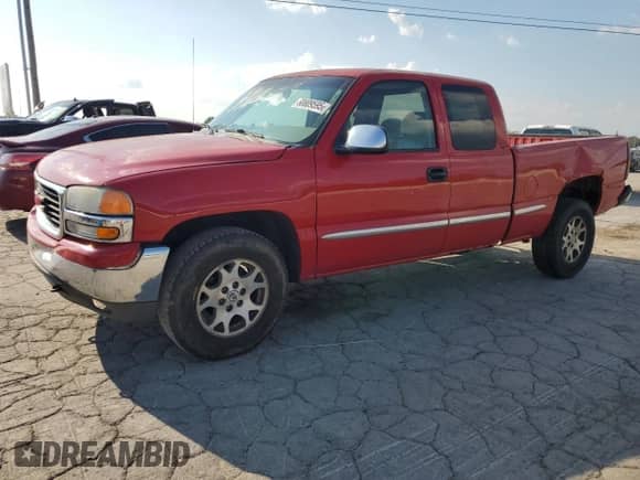 2000 GMC Sierra 1500 SLE with VIN 1GTEK19T2YZ157233, listed as a Copart auction lot 68809595 with 371,111 mi miles and Salvage title. Bid and sale history available at DreamBid. Image 1.