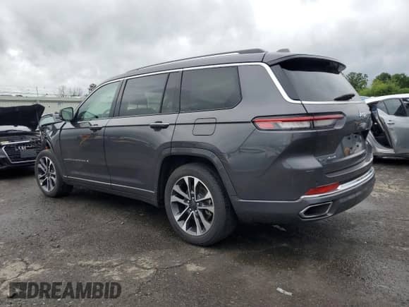 2022 Jeep Grand Cherokee Overland with VIN 1C4RJKDG2N8514545, listed as a Copart auction lot 56715055 with 53,272 mi miles and Salvage title. Bid and sale history available at DreamBid. Image 2.