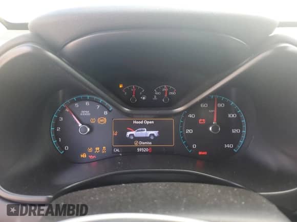 2019 Chevrolet Colorado 4WD LT with VIN 1GCGTCEN5K1230531, listed as a Copart auction lot 83925075 with 59,320 mi miles and Salvage title. Bid and sale history available at DreamBid. Image 9.