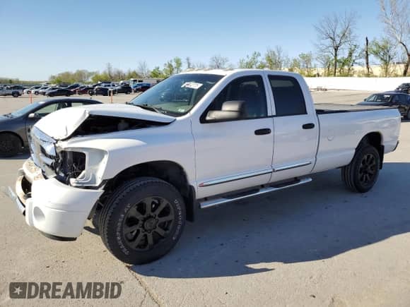 2006 Dodge RAM with VIN 3D3KS28DX6G185658, listed as a Copart auction lot 53442775 with 280,804 mi miles and Salvage title. Bid and sale history available at DreamBid. Image 1.