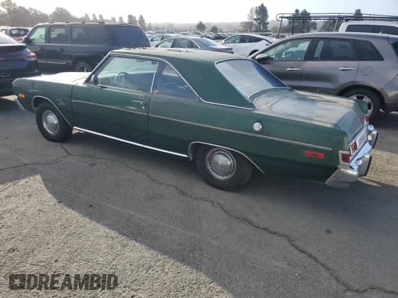 1974 Dodge Dart with VIN LH23C4G169169, listed as a Copart auction lot 60829465 with 41,119 mi miles and Clean title. Bid and sale history available at DreamBid. Image 2.
