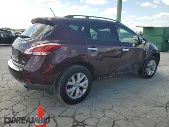 2013 Nissan Murano LE с VIN JN8AZ1MU6DW213801, выставлен на аукционе Copart как лот 55772825 с пробегом 59 286 миль миль и Списание • Salvage title. История ставок и продаж доступна на DreamBid. Изображение 3.