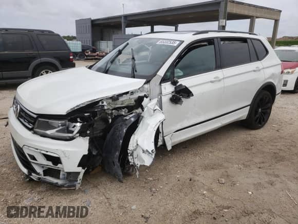 2021 Volkswagen Tiguan SE with VIN 3VV3B7AXXMM101319, listed as a Copart auction lot 65332535 with Not provided miles and Salvage title. Bid and sale history available at DreamBid. Image 1.
