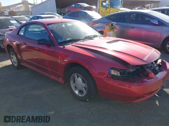 2001 Ford Mustang Standard with VIN 1FAFP40431F229681, listed as a IAAI auction lot 43383248 with 69,808 mi miles and . Bid and sale history available at DreamBid. Image 1.