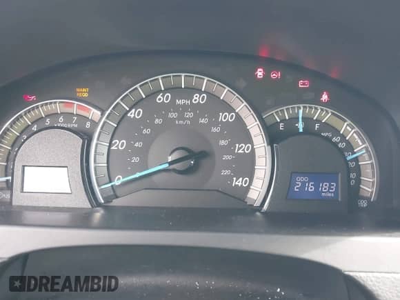 2012 Toyota Camry L with VIN 4T1BF1FK6CU107892, listed as a IAAI auction lot 43247137 with 216,183 mi miles and . Bid and sale history available at DreamBid. Image 7.