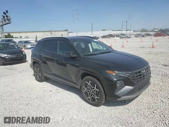 2024 Hyundai Tucson N Line with VIN KM8JFCD17RU148574, listed as a Copart auction lot 71502285 with 32,123 mi miles and Salvage title. Bid and sale history available at DreamBid. Image 14.