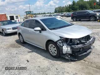 2020 Toyota Corolla L with VIN JTDDPRAEXLJ066386, listed as a IAAI auction lot 43109270 with 108,757 mi miles and . Bid and sale history available at DreamBid. Image 1.