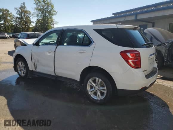 2017 Chevrolet Equinox LS with VIN 2GNALBEK4H1512319, listed as a Copart auction lot 84428455 with 58,978 mi miles and Salvage title. Bid and sale history available at DreamBid. Image 2.