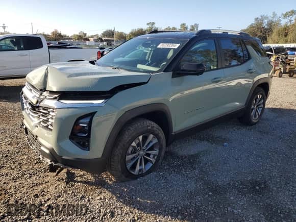 2025 Chevrolet Equinox AWD LT z VIN 3GNAXPEG1SL137993, wystawiony jako Copart lot #85280204 z przebiegiem 203 mil mil oraz Szkoda całkowita • Salvage title. Historia ofert i sprzedaży dostępna na DreamBid. Obrazek 1.