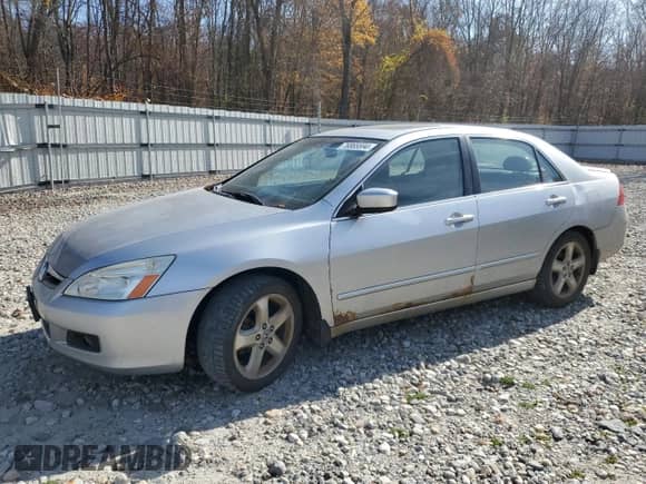 2007 Honda Accord EX-L with VIN 1HGCM65827A044140, listed as a Copart auction lot 76865594 with 203,537 mi miles and Clean title. Bid and sale history available at DreamBid. Image 1.