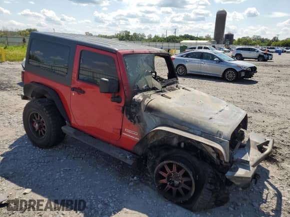 2012 Jeep Wrangler Sport z VIN 1C4AJWAGXCL219342, wystawiony jako Copart lot #71405885 z przebiegiem Nie podano mil oraz Nie do naprawy • Non repairable. Historia ofert i sprzedaży dostępna na DreamBid. Obrazek 4.