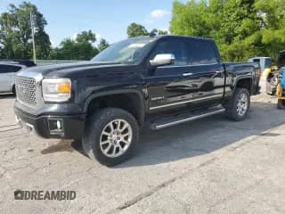 2015 GMC Sierra 1500 Denali z VIN 3GTU2WEC7FG214604, wystawiony jako Copart lot #61983245 z przebiegiem 181 701 mil mil oraz Czysty tytuł • Clean title. Historia ofert i sprzedaży dostępna na DreamBid. Obrazek 1.