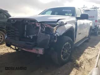 2024 Toyota Tundra SR5 with VIN 5TFLA5DA1RX185075, listed as a Copart auction lot 83707944 with 2,588 mi miles and Salvage title. Bid and sale history available at DreamBid. Image 1.