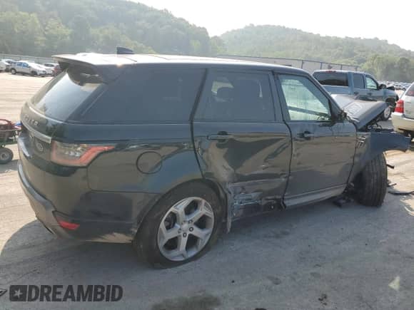 2020 Land Rover Range Rover Sport HSE with VIN SALWR2SU2LA723738, listed as a Copart auction lot 68071355 with 45,778 mi miles and Salvage title. Bid and sale history available at DreamBid. Image 3.