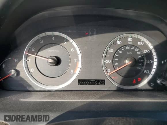 2009 Honda Accord EX с VIN 1HGCP25769A031305, выставлен на аукционе Copart как лот 86535414 с пробегом 244 794 миль миль и Чистый • Clean title. История ставок и продаж доступна на DreamBid. Изображение 9.