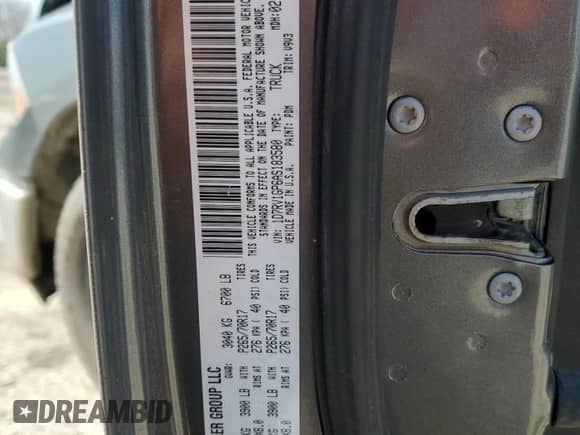 2010 Dodge 1500 ST z VIN 1D7RV1GP6AS183580, wystawiony jako Copart lot #52750275 z przebiegiem 121 241 mil mil oraz Szkoda całkowita • Salvage title. Historia ofert i sprzedaży dostępna na DreamBid. Obrazek 12.