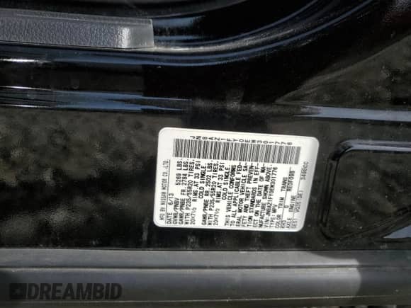 2014 Nissan Murano z VIN JN8AZ1FY0EW301776, wystawiony jako Copart lot #48577515 z przebiegiem 103 719 mil mil oraz Szkoda całkowita • Salvage title. Historia ofert i sprzedaży dostępna na DreamBid. Obrazek 15.