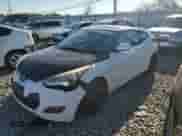 2012 Hyundai Veloster w/Gray Int z VIN KMHTC6AD3CU021197, wystawiony jako Copart lot #84803605 z przebiegiem 170 338 mil mil oraz Szkoda całkowita • Salvage title. Historia ofert i sprzedaży dostępna na DreamBid. Obrazek 1.
