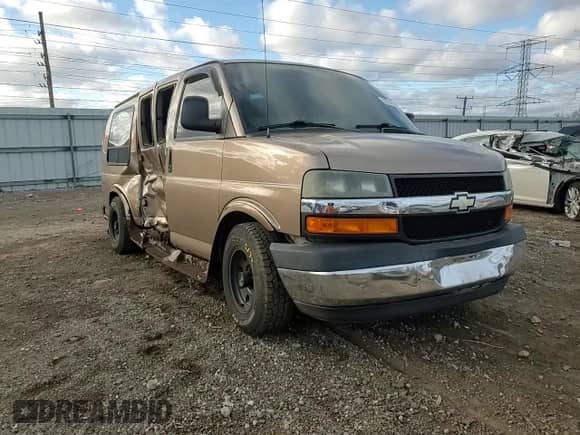 2004 Chevrolet Express Passenger with VIN 1GBFG15X641214559, listed as a Copart auction lot 78751864 with 162,991 mi miles and Salvage title. Bid and sale history available at DreamBid. Image 11.