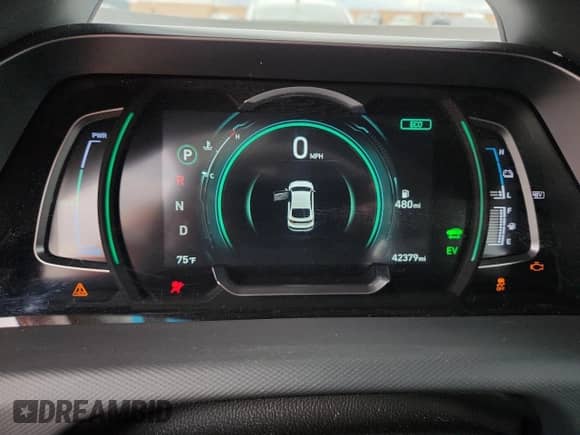 2021 Hyundai Ioniq SEL с VIN KMHC75LDXMU249534, выставлен на аукционе Copart как лот 71563315 с пробегом 42 379 миль миль и Списание • Salvage title. История ставок и продаж доступна на DreamBid. Изображение 9.