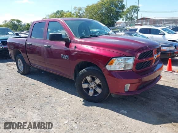 2017 Ram 1500 Tradesman z VIN 1C6RR7KG3HS597409, wystawiony jako IAAI lot #43309358 z przebiegiem 104 331 mil mil oraz . Historia ofert i sprzedaży dostępna na DreamBid. Obrazek 1.