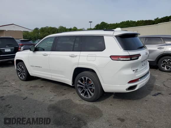 2021 Jeep Grand Cherokee Overland with VIN 1C4RJKDG3M8157603, listed as a Copart auction lot 57972735 with Not provided miles and Non repairable. Bid and sale history available at DreamBid. Image 2.
