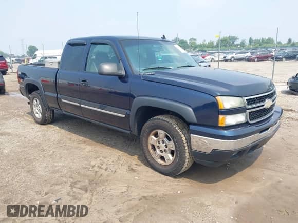 2006 Chevrolet Silverado 1500 LT3 с VIN 1GCEK19Z56Z301570, выставлен на аукционе IAAI как лот 42874801 с пробегом 231 647 миль миль и . История ставок и продаж доступна на DreamBid. Изображение 1.