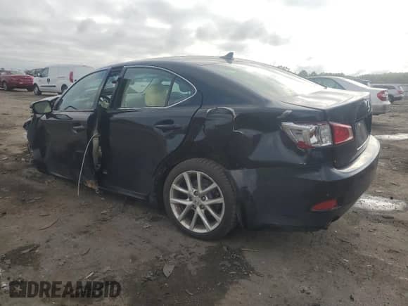 2011 Lexus IS 250 with VIN JTHCF5C22B5045936, listed as a Copart auction lot 80190455 with 120,713 mi miles and Salvage title. Bid and sale history available at DreamBid. Image 2.