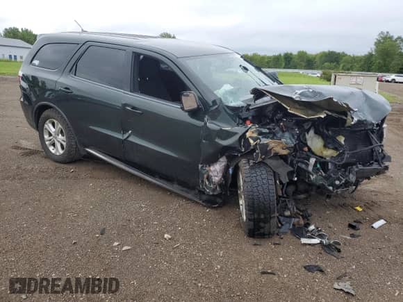 2011 Dodge Durango Express with VIN 1D4RE2GG8BC734283, listed as a Copart auction lot 69424035 with Not provided miles and Salvage title. Bid and sale history available at DreamBid. Image 4.