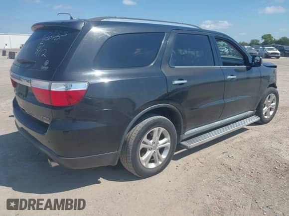2013 Dodge Durango Crew with VIN 1C4RDHDG4DC650990, listed as a IAAI auction lot 43011286 with 159,642 mi miles and . Bid and sale history available at DreamBid. Image 4.