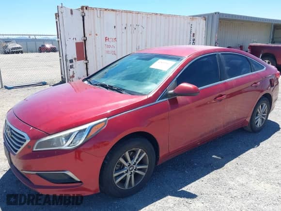 2016 Hyundai Sonata SE z VIN 5NPE24AF6GH403097, wystawiony jako IAAI lot #42893852 z przebiegiem 160 624 mil mil oraz . Historia ofert i sprzedaży dostępna na DreamBid. Obrazek 2.