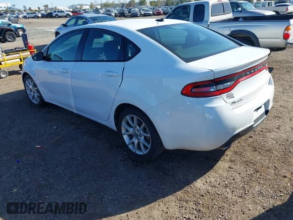 2013 Dodge Dart SXT with VIN 1C3CDFBA2DD268111, listed as a IAAI auction lot 41809436 with 124,589 mi miles and . Bid and sale history available at DreamBid. Image 3.