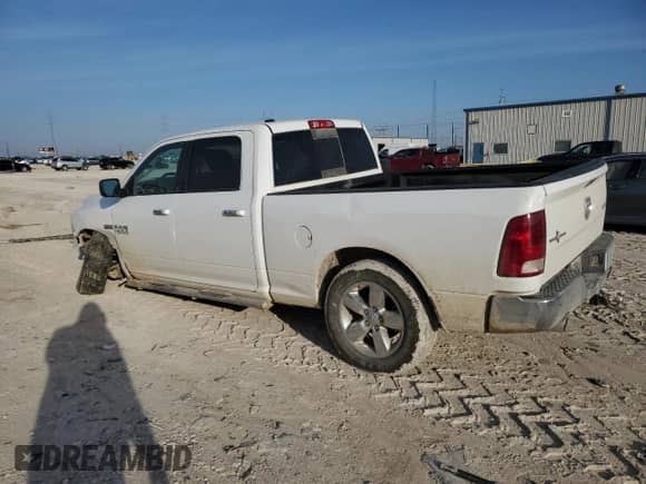 2013 Ram 1500 Lone Star with VIN 1C6RR7TT2DS715472, listed as a Copart auction lot 45118925 with 62,663 mi miles and Salvage title. Bid and sale history available at DreamBid. Image 2.